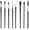 VEGCOO 8 Pinceles Delineador de Ojos, Maquillaje de Ojos Profesional Pinceles de Sombra de Ojos, Cepillo Delineador de Ojos de Ángulo Fino y Plano, Cepillos de Cejas Makeup Brushes