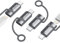 [4 Pack] Lightning to USB C Adapter, Support 65W PD Fast Charging Compatible with iPhone 15 Series, with Anti-Lost Holder-Gray