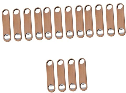 PRETYZOOM 16 Pz Apri Bottiglia Raccoglitore Di Tappi Di Bottiglia Apribottiglie Tascabile Gadget Per La Birra Apribottiglie Personalizzato Apri Birra Per Uso Domestico Acciaio Inossidabile