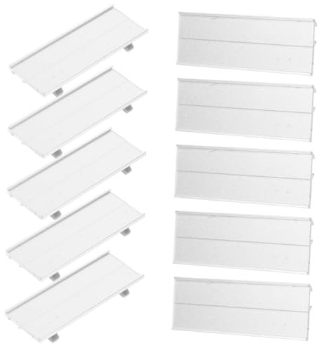 NUOBESTY 10piezas Placas De Identificación De Porta-etiquetas Etiquetas Reutilizables Para