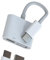 Adaptador USB C a USB (2 en 1) Cable OTG Cargador Jack Splitter para iPhone 16 15 para Apple Compatible con Samsung Galaxy para iPad Pro Air4 Tipo-c Conector Llave Divisor Thunderbolt Stick