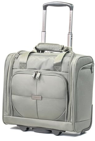 Gino Ferrari Softside-Koffer mit Rollen, Softshell-Koffer und Reisetaschen, groß, mittel, klein und Reisetasche, grün, Underseat, Gepäck mit weichen Seiten