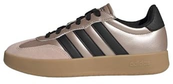 adidas Femme Barreda Shoes, Sandy Pink Met./Core Black/Gum 3, 40 2/3 EU