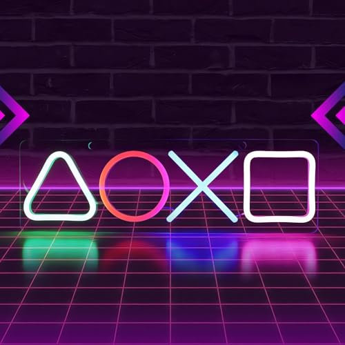 STHomedeco Game Neon lampe - Alimenté par USB Enseigne Lumineuse Decor Gaming Cool Néon pour Chambre Salle de Jeux Bar Enfants Cadeau Décoration de Fête (Neon Gaming)