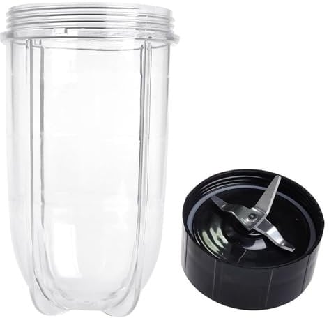 Yurefax Cross Blade + 16oz Cup Set, for Magic Bullet, Replacement Parts compatible with 250W, for Magic Bullet, MB1001 Blender Blender Blade