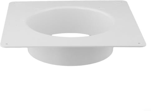 Brida de conector flexible para conductos de ventilación de aire hecha de plástico para diversas aplicaciones (150 mm)