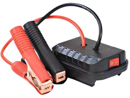 Car Start Battery Starter, Safe 18 to 21v Portable Adapter Converter, Auto Jump, 3.15 Inches Automotive Battery Booster Inverter for Trucks, Cars and Outdoor Vehicles, Camping, Rv Use