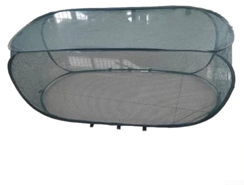 Netzabdeckung mit Erdspießen für effektiven Schutz der Pflanzen vor Sonne und Kälte in Garten und Balkon (115 x 40 x 45 cm)