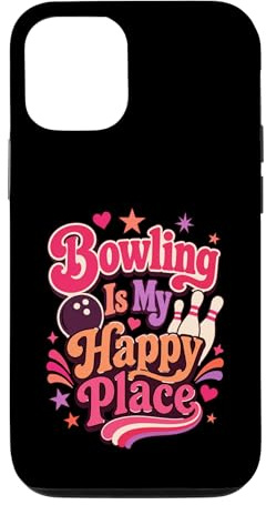 Carcasa para iPhone 12/12 Pro Bowling Place Happy Retro Groovy