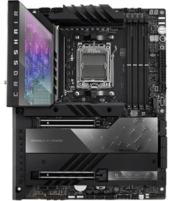Scheda madre Fit For ASUS ROG CROSSHAIR X670E HERO, presa AM5 LGA 1718 Ryzen 7000 scheda madre da gioco WiFi 6E 18+2 stadi di potenza PCIe 5.0 DDR5