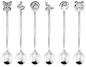 Sambonet Rosenthal Living Fashion - Espressolöffel, Mokkalöffel - Edelstahl - 6er Set