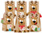 KuschelICH Adventskalender zum Befüllen Rentier Elch - mit Stickern zum Gestalten und selber Basteln - wiederverwendbar (Rentier)