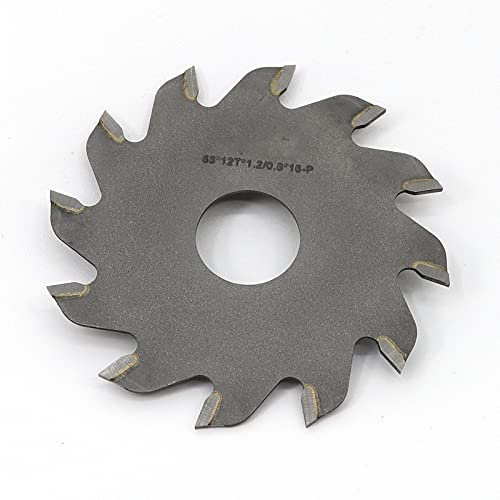 NovelLife 63X0.8mm 12T Alloy Steel Circular Saw Blade Woodworking Mini Hobby Table Saw Replacement Parts for Wood Plastic PVC Cutting