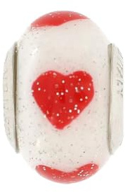 Venetiaurum - Charm-Anhänger aus Original-Muranoglas und Silber 925 - Schmuck Made in Italy“