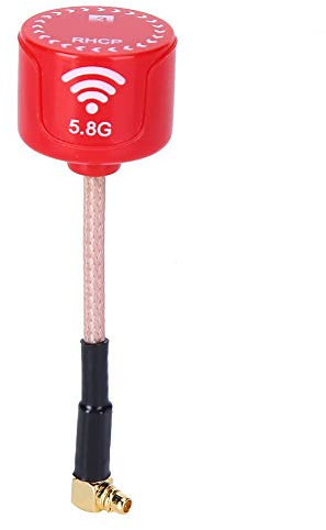 5,8 Ghz Antenne, 5,8 Ghz 3Dbi RHCP High Gain Antenne Zirkular Polarisierte Passform Für FPV Racing Drone Rc Teile Zubehör Rot(Angled Mmcx) FPV Antenne