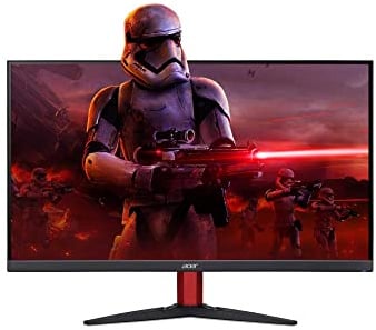 Acer Nitro KG272Sbmiipx Monitor Gaming per PC 27, Display IPS Full HD 165 Hz Overclocking, 2 ms, FreeSync Premium, HDMI (2.0), DP (1.2), Lum 250 cd/m2, ZeroFrame, Speaker Integrati, Cavo HDMI Incluso
