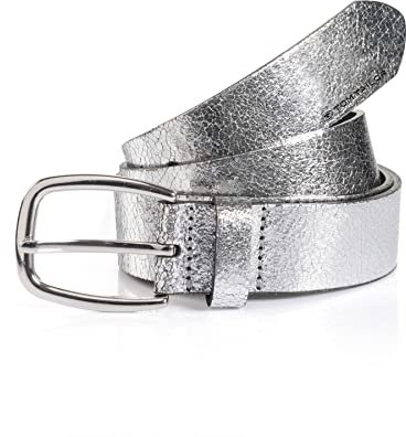 Tom Tailor Damen TTANGELINA Gürtel, Silber, 75