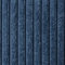 Heko Panels Murano Polsterstoff Cord-Optik Meterware Stoff zum Nähen Möbelstoff Abriebfestigkeit 35000 Zyklen 100 x 142 cm Blau