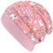 Wollhuhn ÖKO Leichte Mädchen/Jungen Beanie-Mütze Bündchen Elastisch Übergangszeit/Sommer Kinder-Mütze Baumwolle (Öko-Stoffe, Bio) 22222235 (Pony/Pferde Altrosa, M)