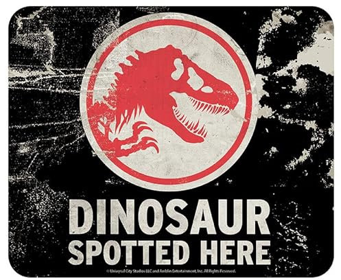 ABYSTYLE - Jurassic Park Tapis de Souris Souple Attention Dinosaure World