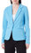 ICHI IHKATE PIQUE BL Damen Blazer Kurzblazer Jacke Ein-Knopf-Blazer mit Stretch, Größe:L, Farbe:Blithe (174336)