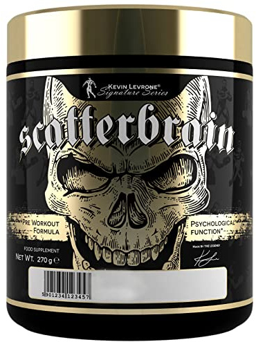 KEVIN LEVRONE Scatterbrain | 270g je Behälter | Hardcore Training Booster | Beta Alanin Citrullin Koffein | Body Building supplement (Exotic)