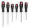 INBUS® 73790 Juego de Destornilladores 6pz, SL3–6.5 & PH1–2, con HybridTouch & GrayTip