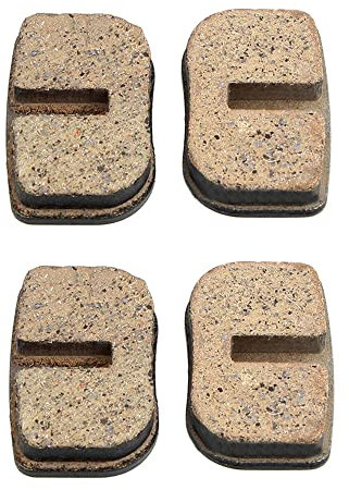 Baceyong Lot de 4 plaquettes de frein pour mini quad, épaisseur pour quads et scooters 2 temps 47 cc et 49 cc, Dirt Bike, ATV, scooter (Sans goupille de verrouillage)