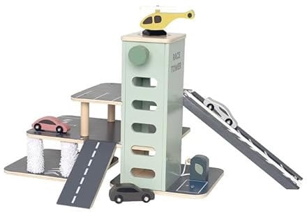 JaBaDaBaDo - Garage für Autos aus Holz – Holz – 135-007-104