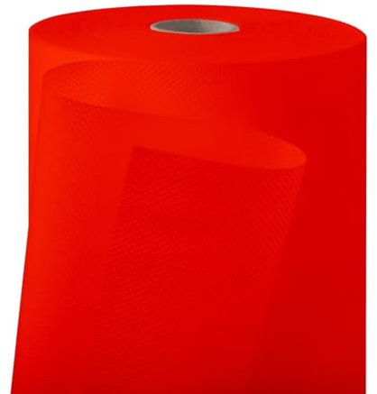 Longing Home Tischdeckenrolle, 1.1 × 30M, Rot, Stoffähnliches Vlies, Tischdecke Rolle, Geeignet Für Geburtstag, Party, Vereinsfeier, Hochzeit