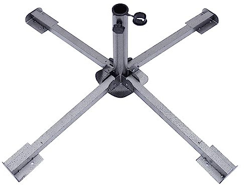 BESPORTBLE Parasol De Plage avec Base en Sable Et Trou Central Réglable pour Publicité Extérieure Et Utilisation sur Balcon