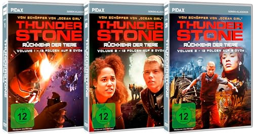 Thunderstone - Rückkehr der Tiere - Gesamtedition / Alle deutschen Folgen der postapokalyptischen Abenteuerserie (Pidax Serien-Klassiker) (6 DVDs)