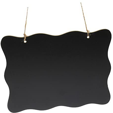 Doppelseitige Wand Memotafel zum Aufhängen aus Density Board | Schwarz, Dekorative Notizfläche für Zuhause und Büro, Geruchsneutral, Passend für Wand oder Tür