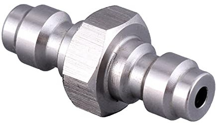 Universeller 8 mm Schnelltrennkupplung, Paintball-Fülladapter, Nippel, Luftwerkzeug-Armaturen, Edelstahl, Luftfüllstation, beide Enden, männlich, Schnelltrennadapter, Doppelmännlicher Füllnippel