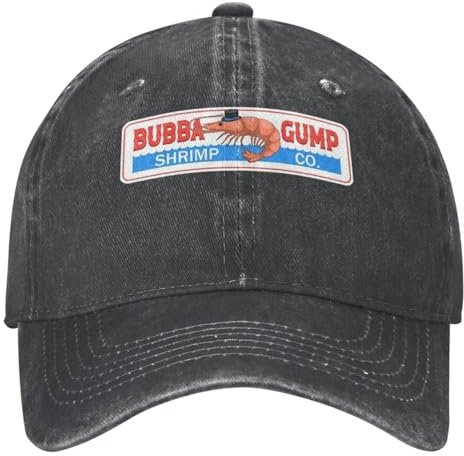 WVVCXCC Baseballmütze Unisex Bubba Gump Classic Print Unisex Teens Design Trucker Dad Hut Sommer Trendig Tennis Skate Snapback Cap Outdoor-Geschenke