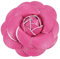 PATIKIL Épingles à Cheveux de Fleur, Broches Florales Camellia à Pince à Cheveux Broche en Cuir Fait Main pour Femme Mariée Chapeau Robe Chemise, Rouge Rose