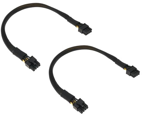 The Lord of the Tools GPU-Adapterkabel, 8-polig auf 8-polig, kompatibel mit Dell R730 auf Nvidia K80, M40, M60, P40, P100, PCIE, 35 cm, 2 Stück