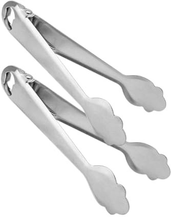 Pinzas para hielo y abre cervezas o botella de cristal 2 en 1,ideal para hostelería con gran utilidad en cocinas,buffets,eventos y restaurantes.Set de 2 uds de uso profesional y domestico.