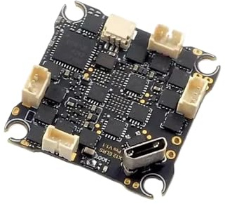 X12 ELRS Pro 5in1 AIO Flight Controller mit integriertem 2,4G ELRS V3.0 OPENVTX 400mW Kompatibel mit 1-2S LiPo kompatibel mit FPV-Drohnen 25,5 x 25,5 mm