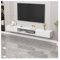 XXAD553TY Consola Multimedia de TV con Centro de Entretenimiento de Pared, estantes flotantes con Puerta, Mueble de TV Flotante
