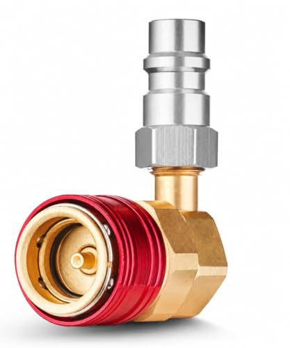 Adaptador de alta presión/baja presión R134a para recarga de refrigerante de aire acondicionado automotriz sin puerto LP, para Renault, para Audi, para Ford, para Mazda, para Nissan... (1994-2016)