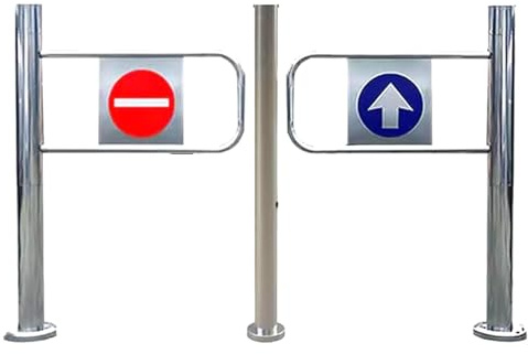 Schwingtor für Garage und Parkplätze, Barrikade, Eingangstür, Eingangstür, Eingangstür, Einweg, 90° Öffnung, halbe Taille, 100 x 100 cm, sichere Zugangskontrolle