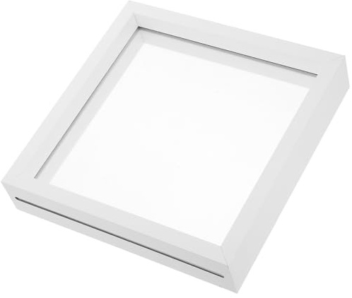 Selbstgemacht Präsentationsrahmen Bilderrahmen als Doppelseitiger Glas | Mdf und Glas, Schlichte Form mit Feiner Optik, für Hotel und Restaurant als Tischdeko