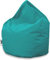 PATCH HOME Sitzsack XL Tropfenform – Türkis – Indoor & Outdoor Beanbag mit Styroporfüllung - Bereits Befüllt - Kinder & Erwachsene - 30 Farben & 3 Größen - Für Kinder und Erwachsene