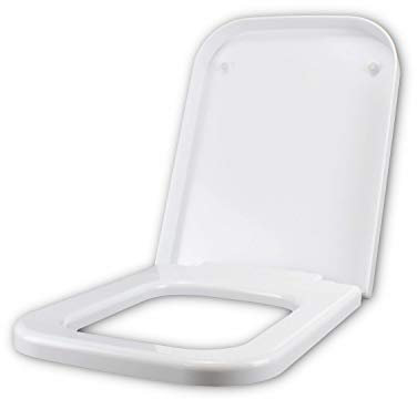 Copriwater per G.S.I. TRACCIA come ORIGINALE TERMOINDURENTE BIANCO cerniera inox normale o rallentata soft close