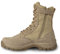 LUDEY Stivali Militari Cerniera Uomo Stivali Tattici Stivali Combattimento Stivali Escursionismo Anfibi Militari Uomo Scarpe da Trekking IDS928-Beige 40 EU