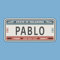 Dekoratives Nummernschild, aus Aluminium oder PVC, bedruckt im Vintage-Stil, Amerikanischer Stil, personalisierbar, 8 Modelle