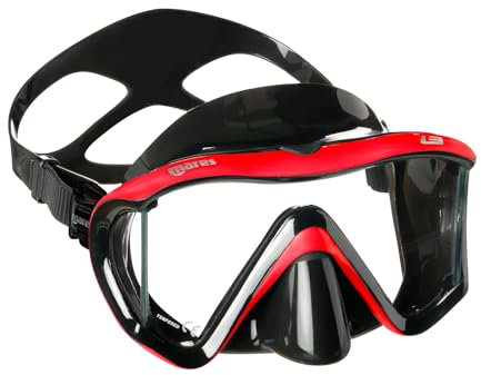 Sport Eder Tauchmaske Mares i3 schwarz rot