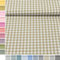 MAGAM-Stoffe Mona Vichy-Karo groß Baumwollstoff Oeko-Tex Meterware 50cm (18. Beige-Sand)