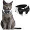 HACRAHO Katzen-Smokinghalsband, 1 Stück, weiß, formelle Welpen, Fliege, Smokinghalsband für kleine Hunde, Katzen, für Hochzeit, Geburtstag, Party